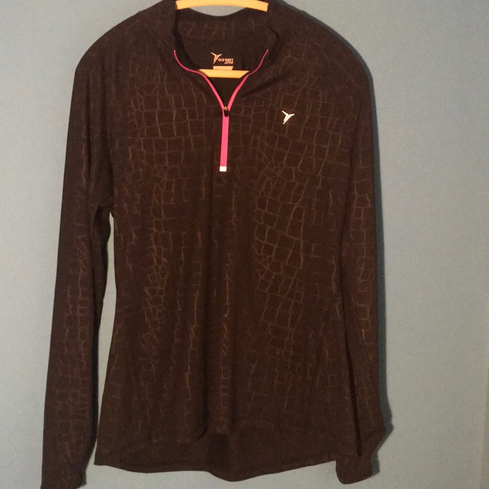 Black Square Detail 1/4 Zip